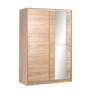 Hanah Home Armario Sonomo con Puerta Corredera de Espejo